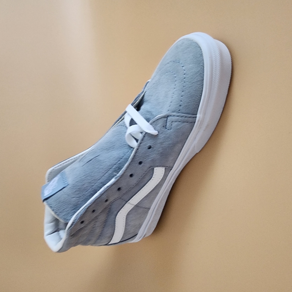 Vans Gray and White Sleek Sneakers